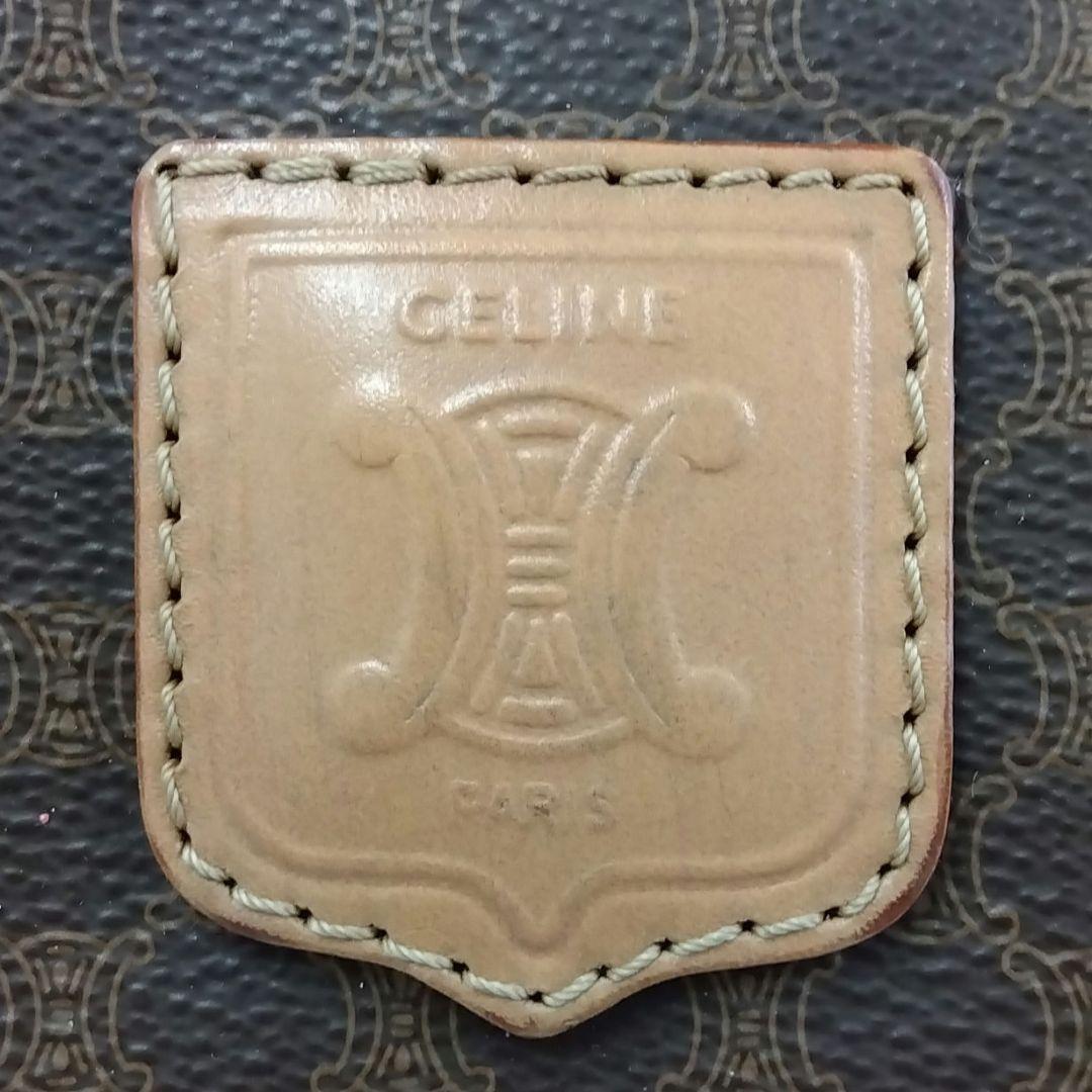 JP53 セリーヌ マカダム ボストンバッグ カデナ&クロシェット付き キー2本