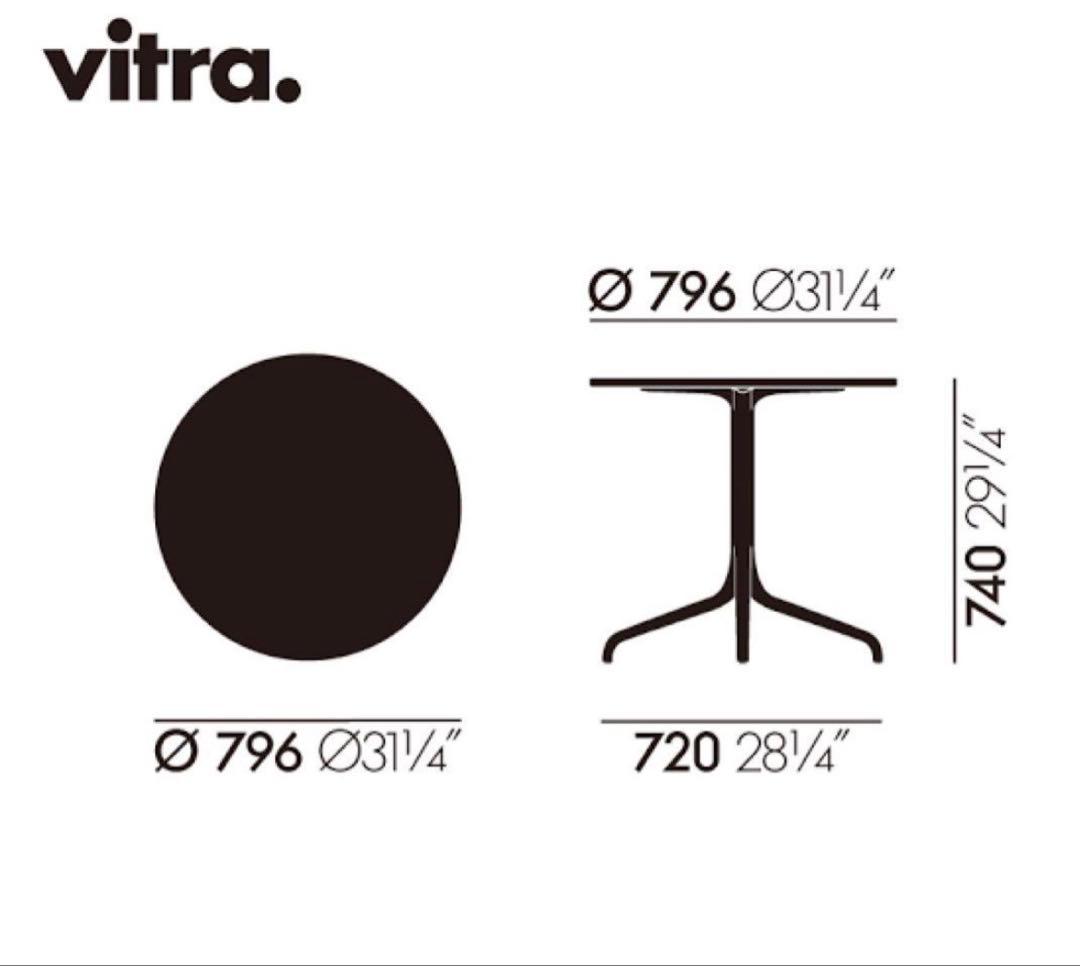Vitra Belleville ラウンドテーブル　アウトドア可【更新】