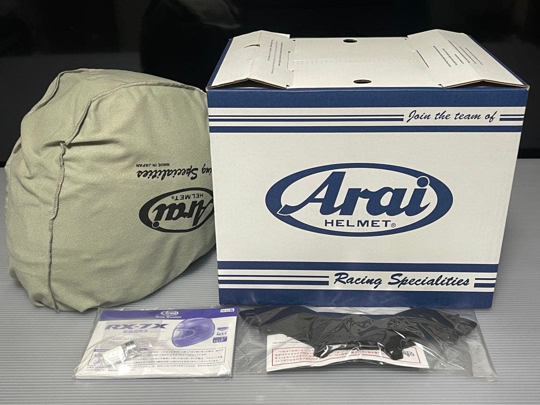 【新品 希少】 Arai RX-7X ペドロサ サムライ 侍 XLサイズ 金