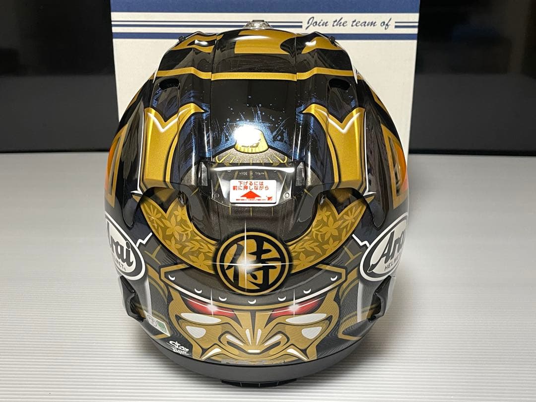 【新品 希少】 Arai RX-7X ペドロサ サムライ 侍 XLサイズ 金