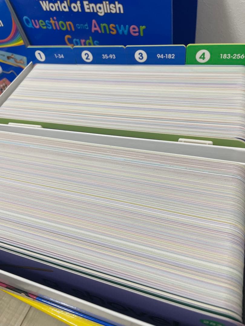 DWE ディズニー英語システム　トークアロング　Q&Aカードセット　607