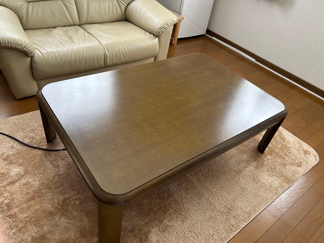 長方形こたつ テーブル 120x 80cm 高さ38cm
