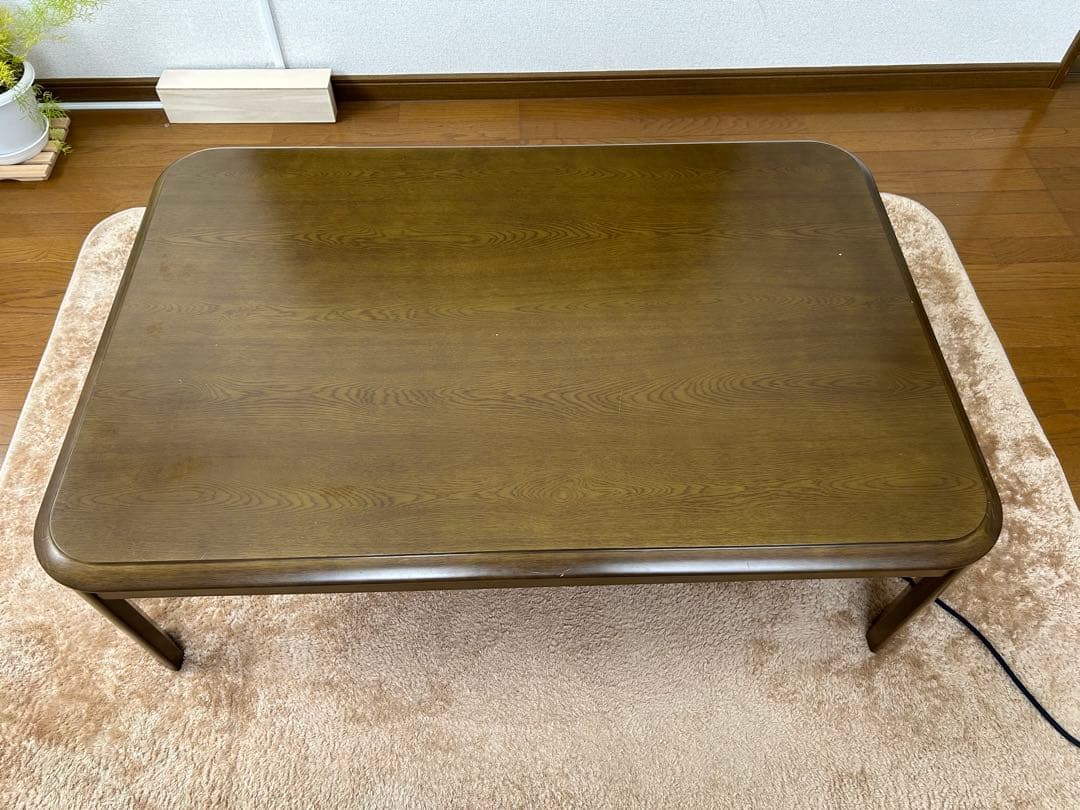 長方形こたつ テーブル 120x 80cm 高さ38cm