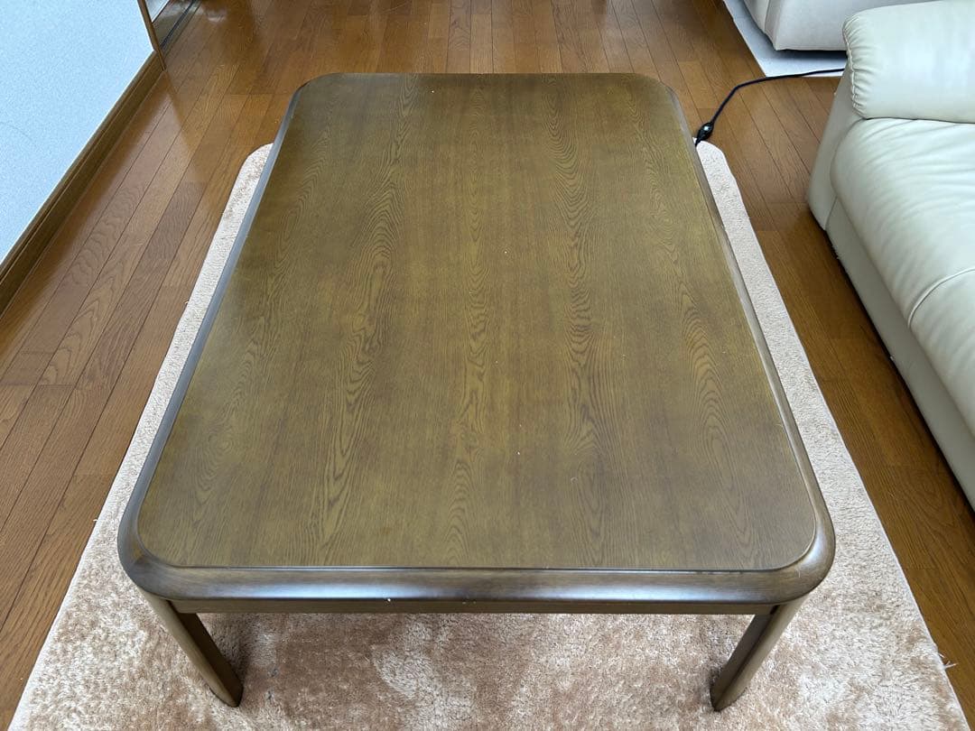 長方形こたつ テーブル 120x 80cm 高さ38cm