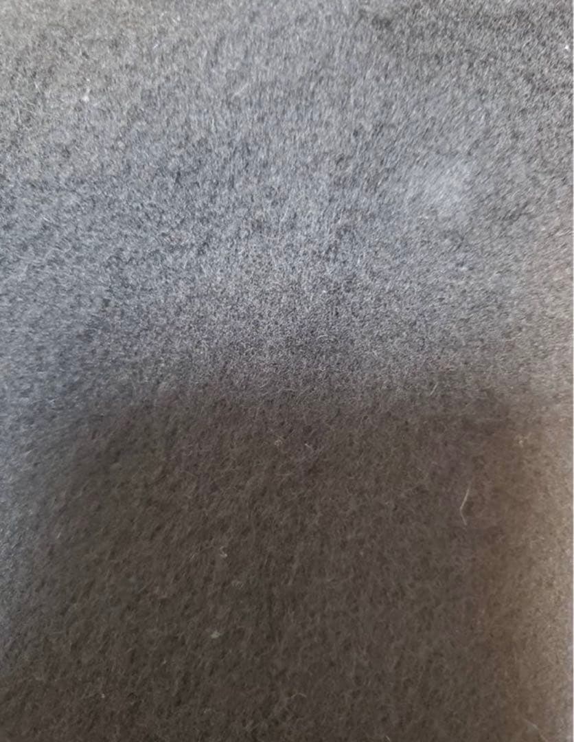 HERMES カシミヤ　リバーシブルマフラー ネイビー/ブラック