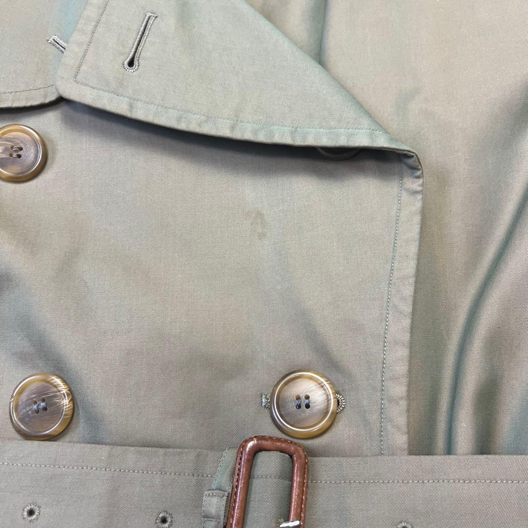 バーバリー　トレンチコート　ベルト　ノバチェック カーキ　L相当