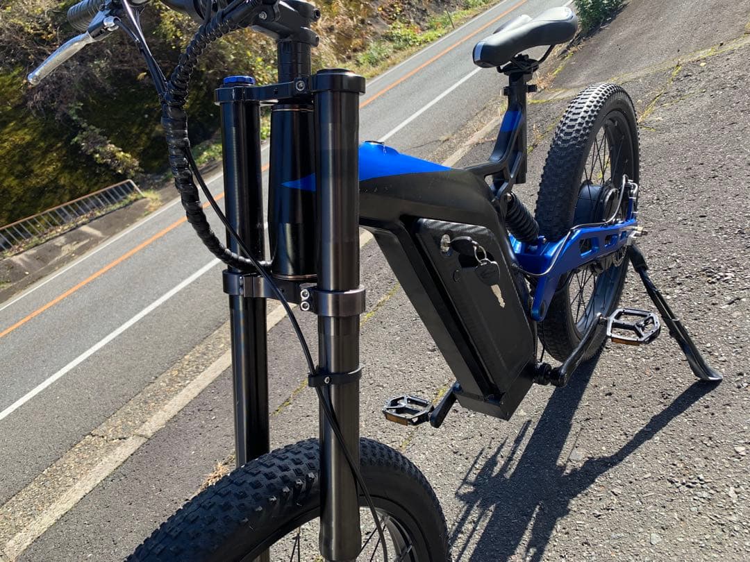 【 動作確認済】送料無料ディスク式MTB電動自転車新しいバッテリー48V12Ah