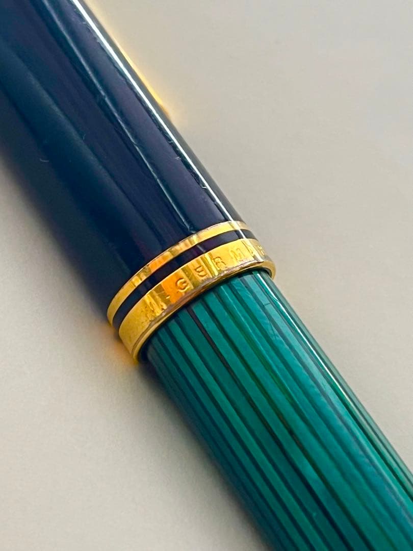 pelican ペリカン　スーベレーン M800 緑縞　20C F 細字