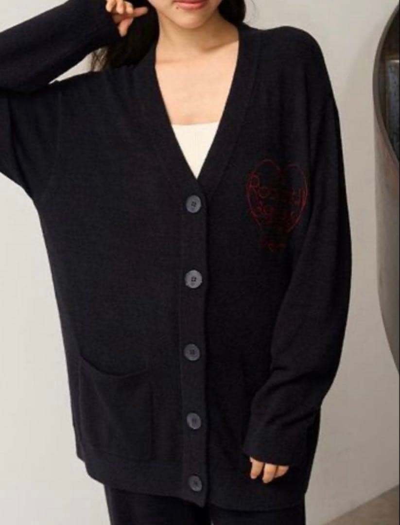 【ジェラートピケ ・JOEL ROBUCHON】スムーズィーシルクカーディガン