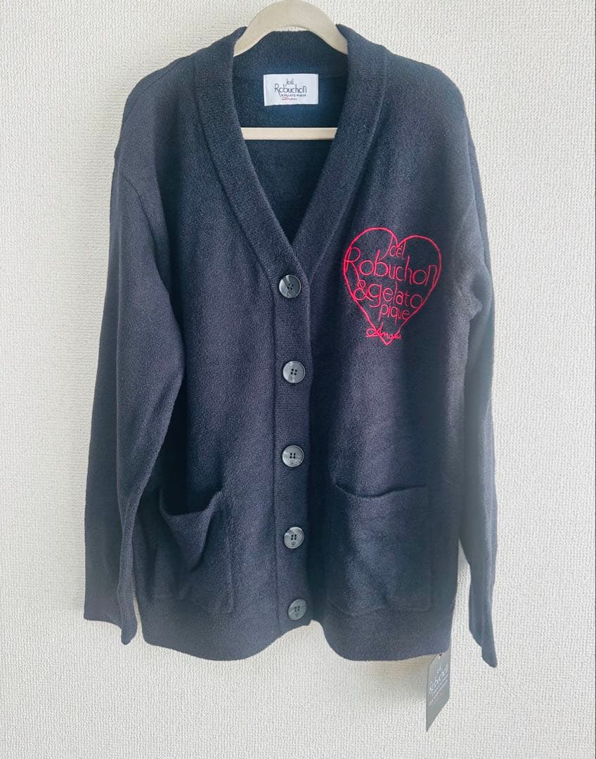 【ジェラートピケ ・JOEL ROBUCHON】スムーズィーシルクカーディガン