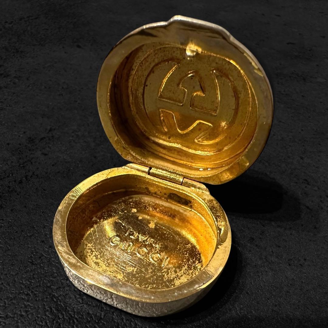 GUCCI ピルケース ヴィンテージ　オールドグッチ インターロッキング