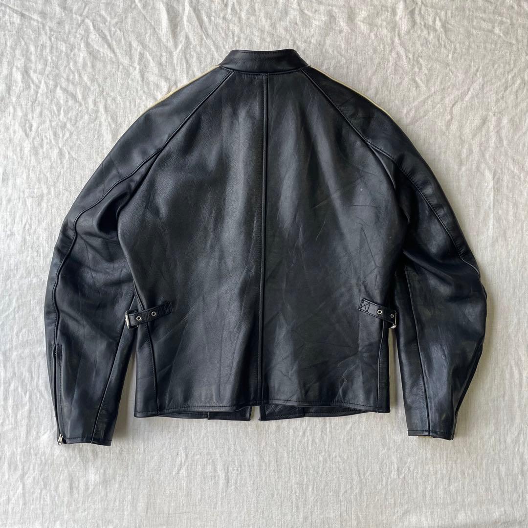 【希少】OZON COMMUNITY 八の字 シングルライダースジャケット