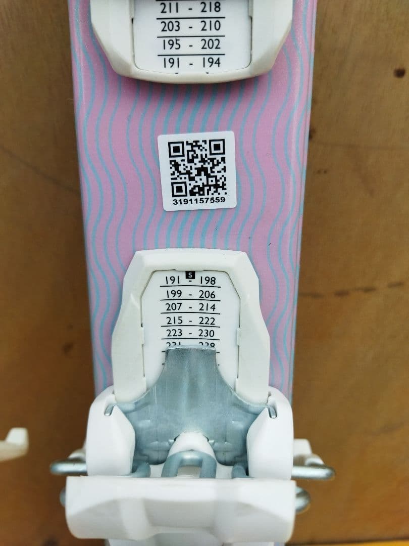 arisan　HEAD 　ヘッド　JOY 子供用　スキー　板　ピンク　青色