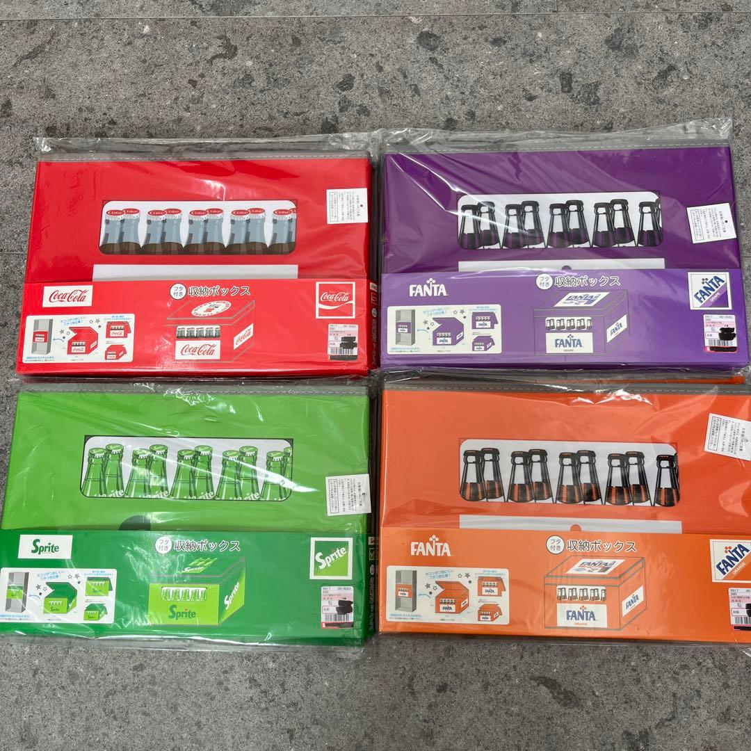 コカコーラ　ファンタ　スプライト　まとめ売り　収納ボックス  収納BOX