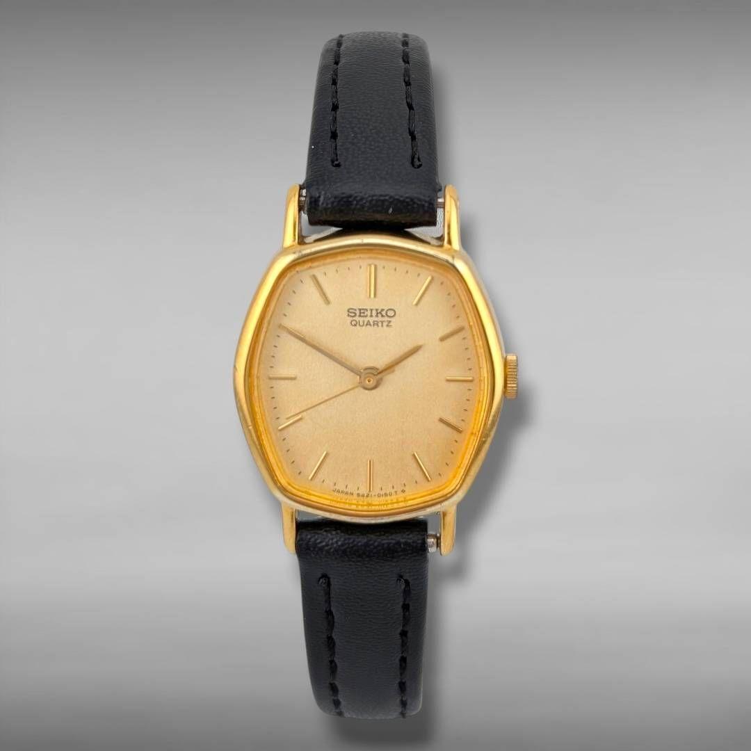 【新品電池/ベルト・稼働】セイコー 5421-5050 オクタゴン ゴールド
