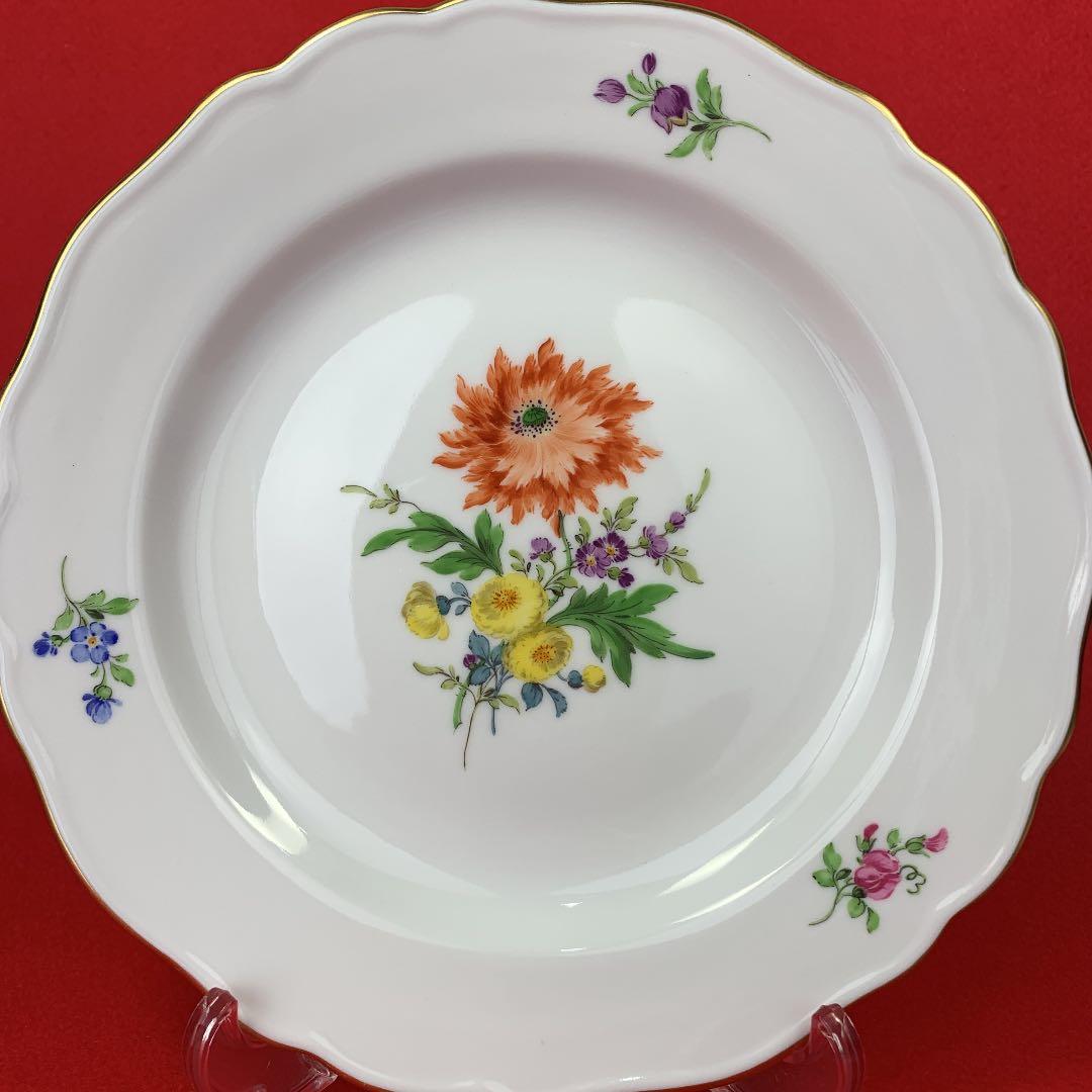 MEISSEN マイセン 三つ花 プレート 18㎝