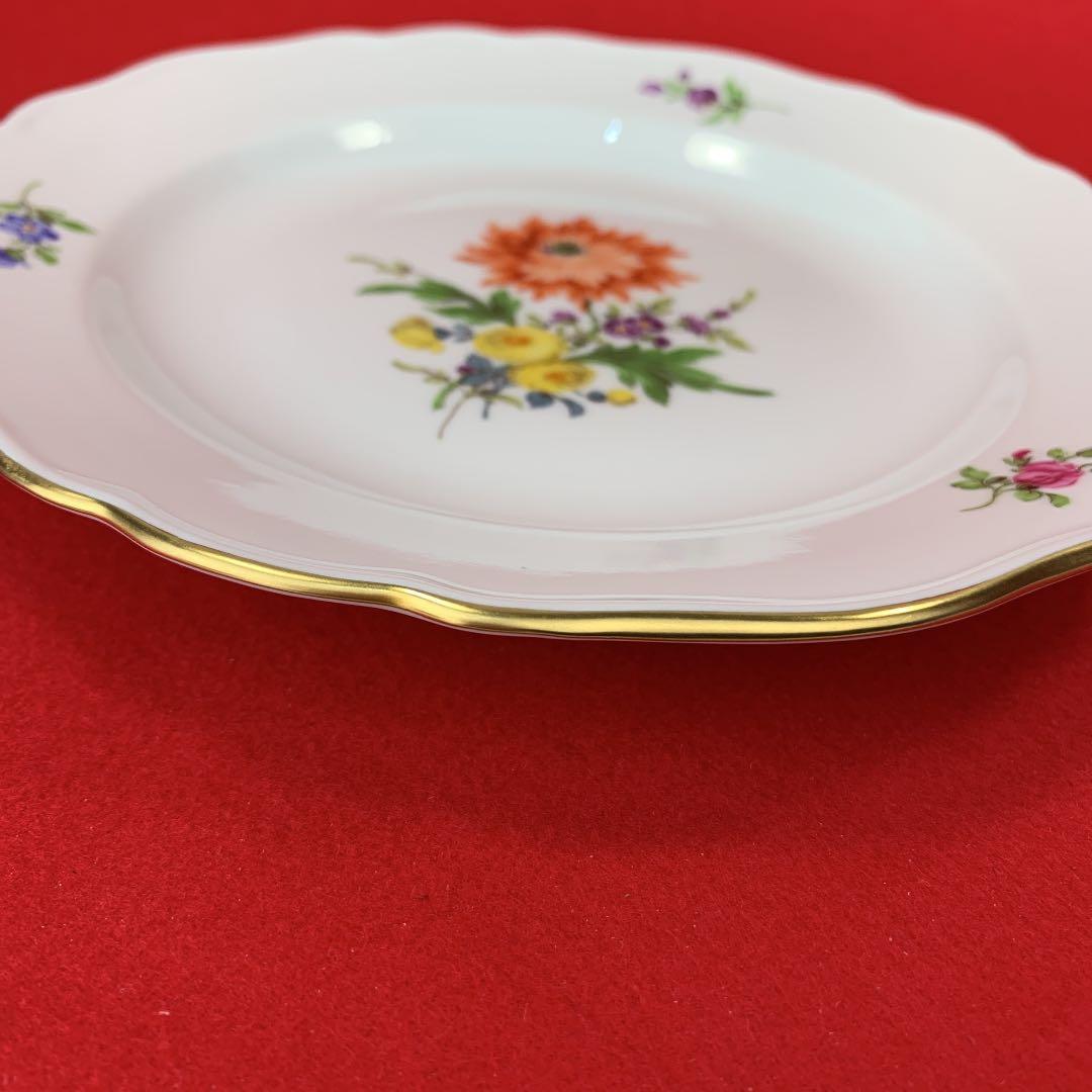 MEISSEN マイセン 三つ花 プレート 18㎝