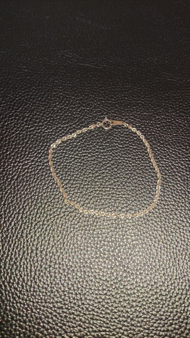 【新品同様】プラチナ パイプロープブレスレット幅2.0mm長さ18cm