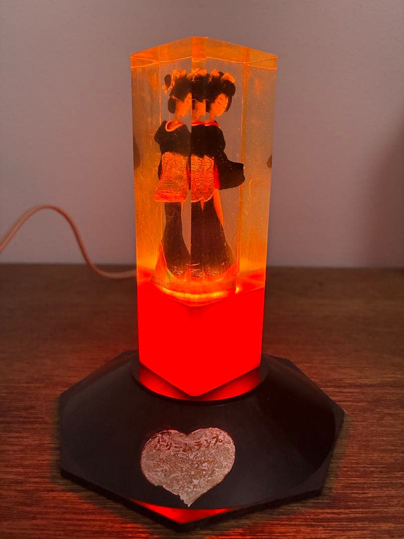 希少 昭和 レトロ 舞妓 芸者 美人 照明 水中花 レトロ照明 雑貨 レトロ雑貨