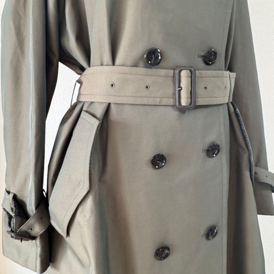 SANYOCOAT ツイードコンビ トレンチコート未着用