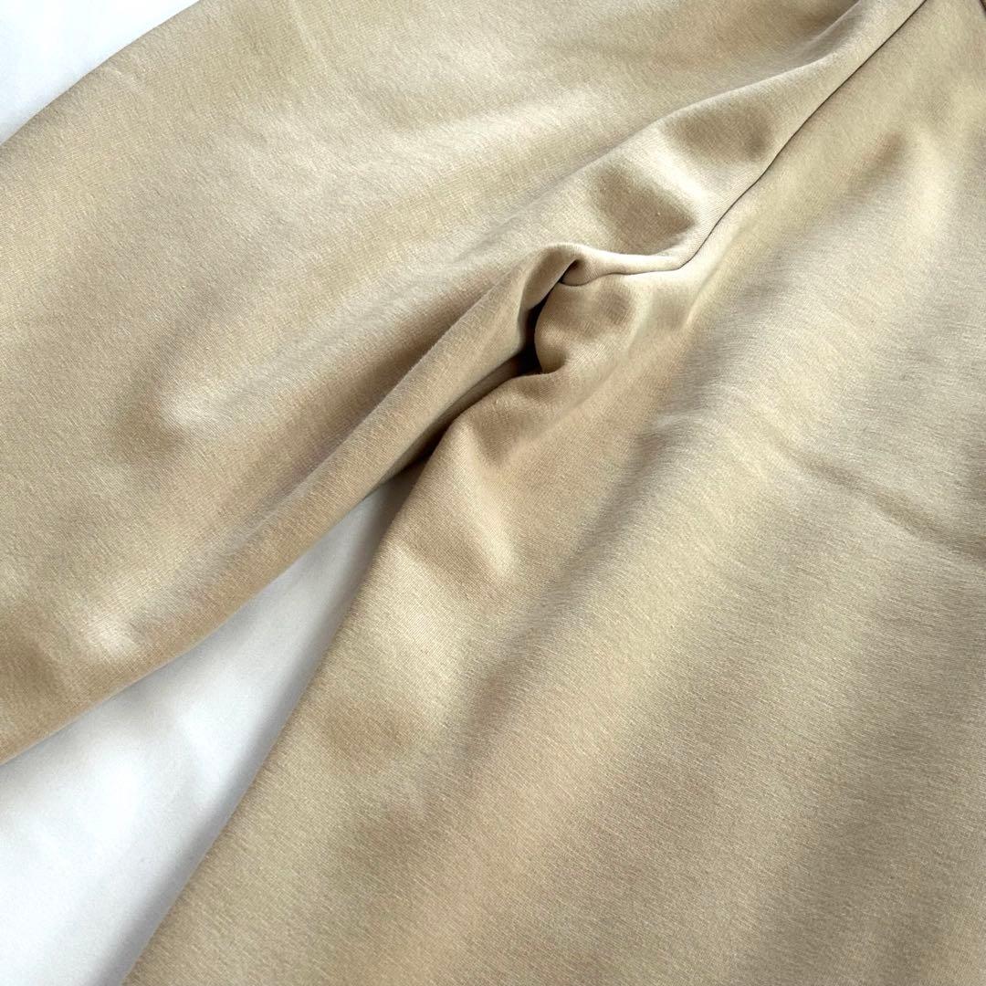 Chacott チャコット 裏起毛テーパードパンツ ベージュ M