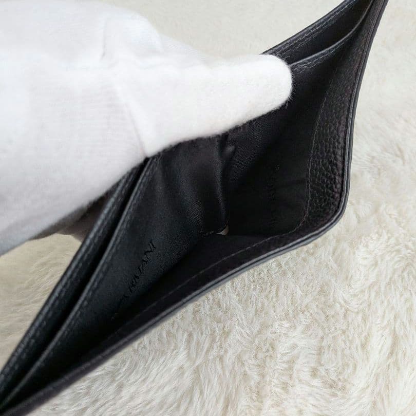 未使用箱付 EMPORIO ARMANI エンポリオアルマーニ 二つ折り財布