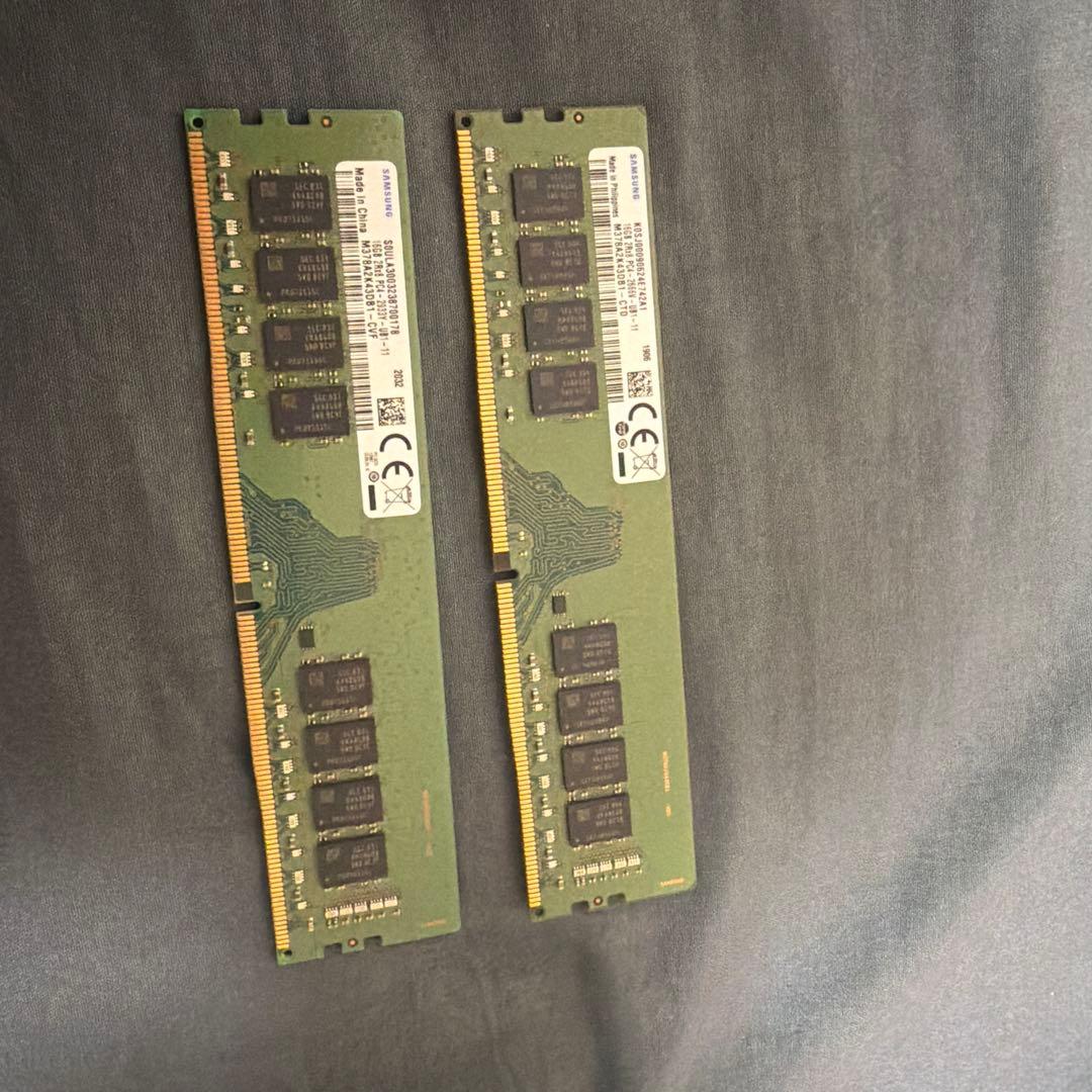 DDR4 32GB メモリー 16gb 2枚セット 2666MHz