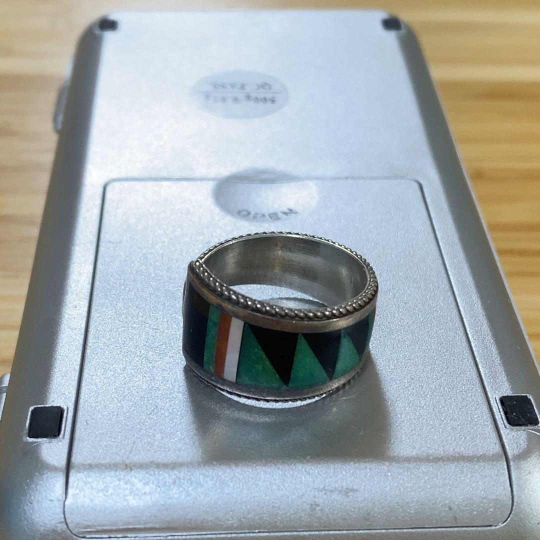 ク*ラ様 インディアンジュエリー ズニ族 Bernard Cachini シルバ