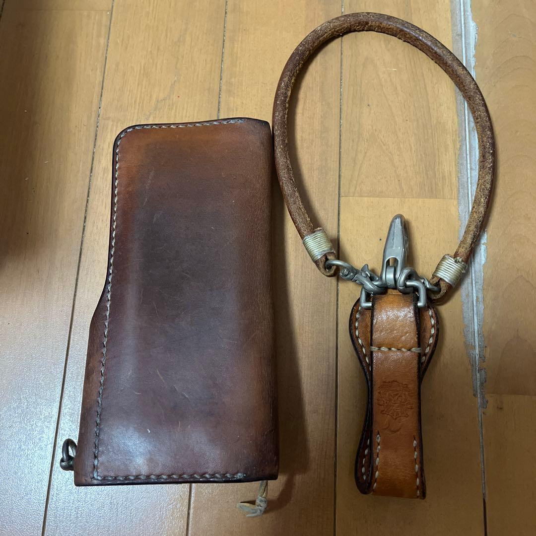 ビーズ屋公ちゃん　レザー ウォレット　長財布