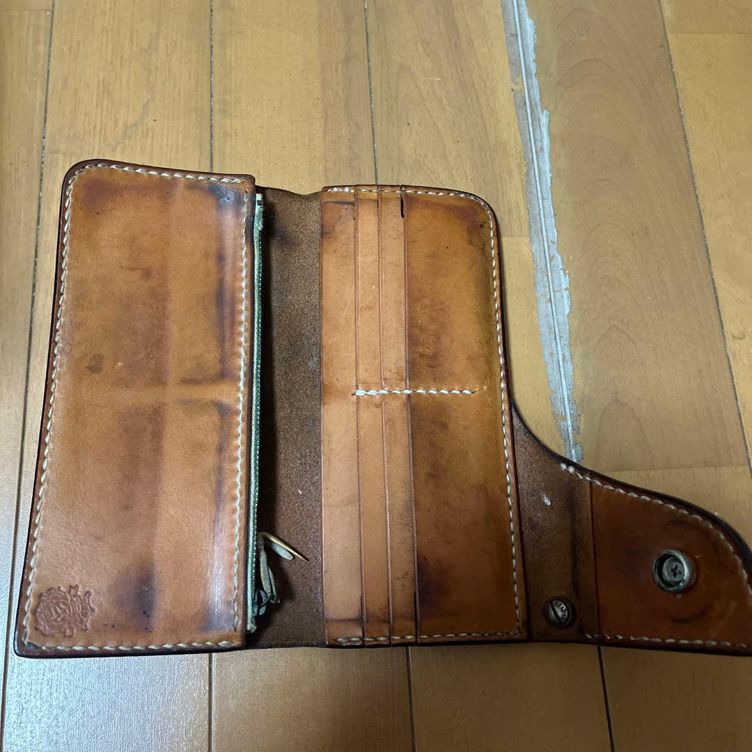 ビーズ屋公ちゃん　レザー ウォレット　長財布