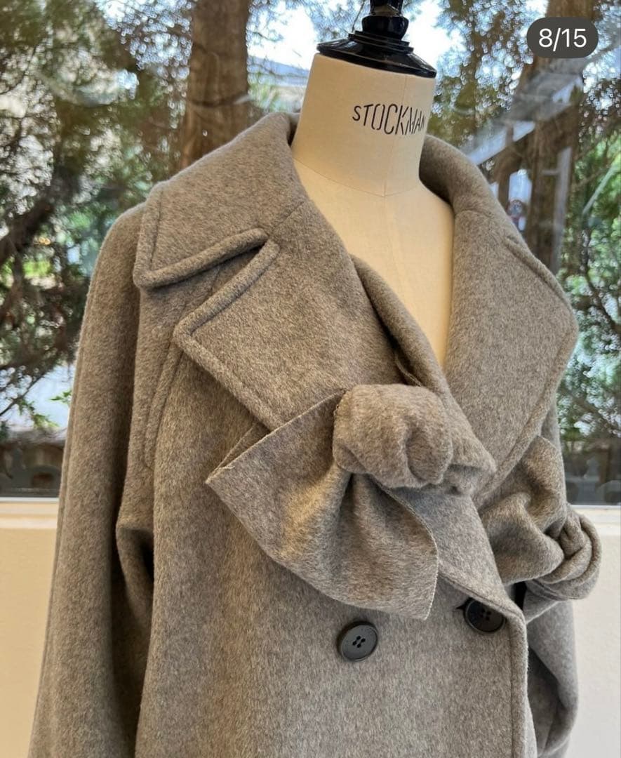 未使用ロージーモンスターhandsome lady long wool coat