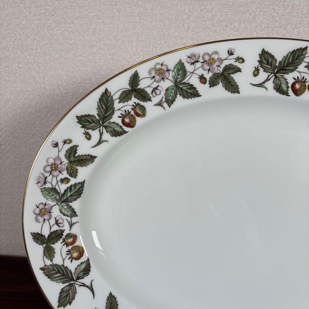 【超希少】ウェッジウッド ストロベリーヒル オーバルプレート