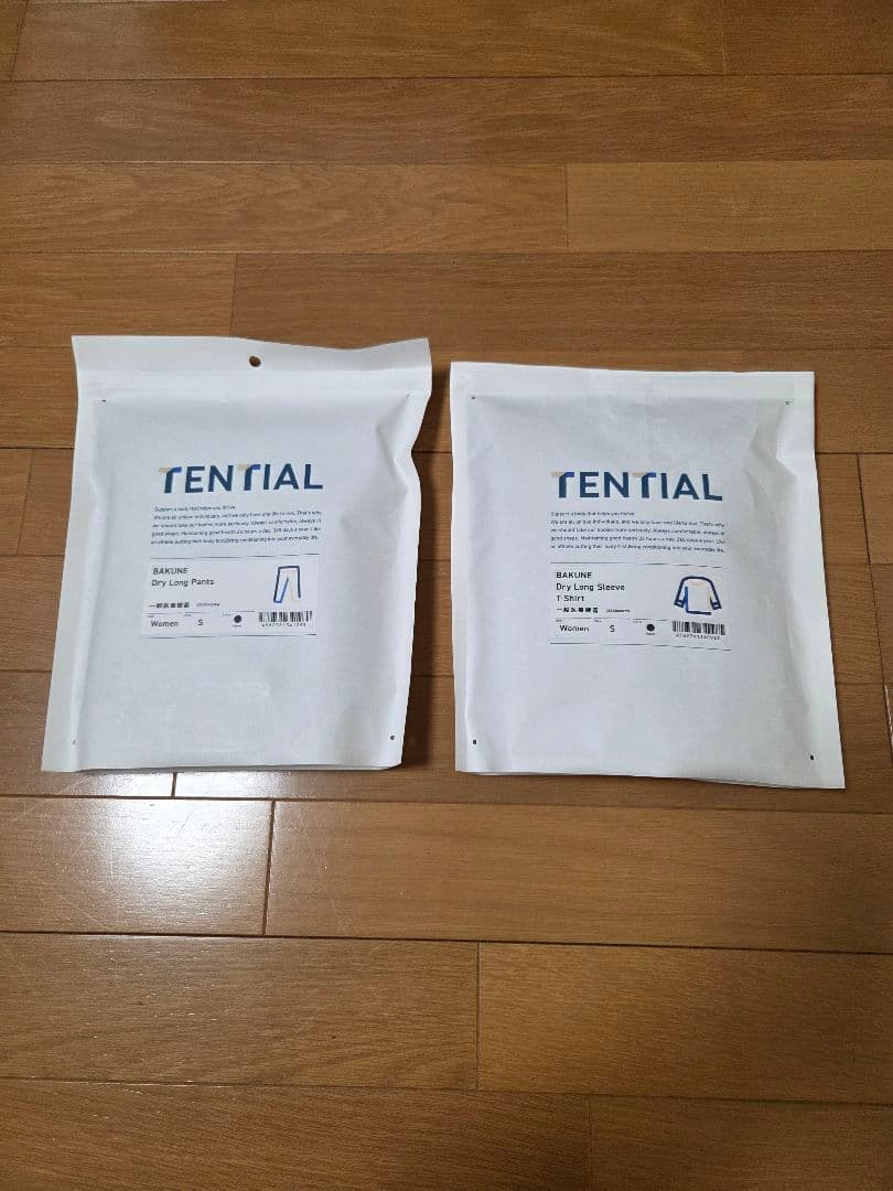 未使用TENTIAL BAKUNE リカバリーウェア　Ladies上下セットS