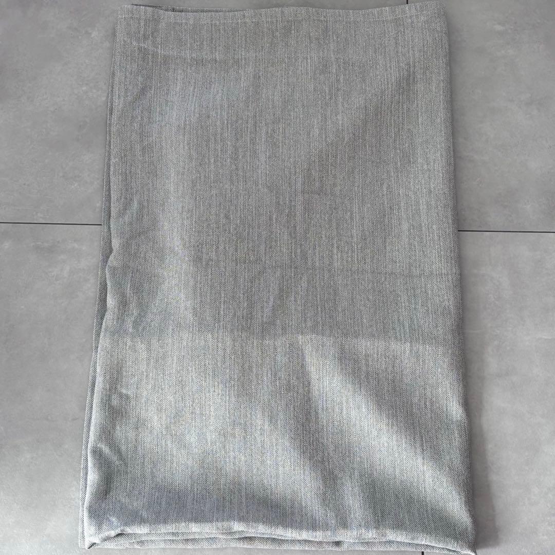 無印良品 ノンプリーツカーテン 丈210cm ライトグレー