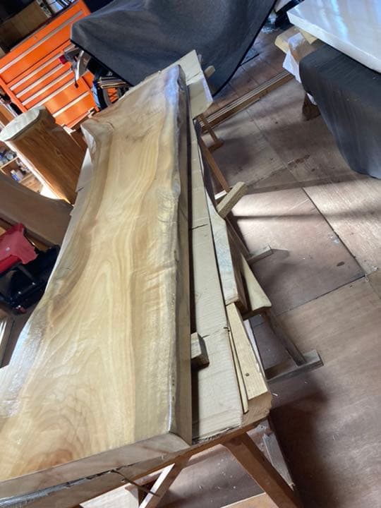 楠木天板 両端仕様 190×65〜43板厚6.4前後