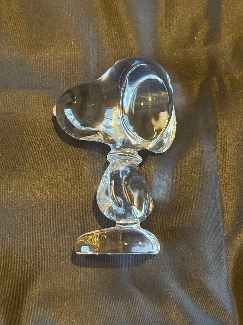 ム*ー様 Baccarat バカラ スヌーピー オブジェ 置物　クリスタル