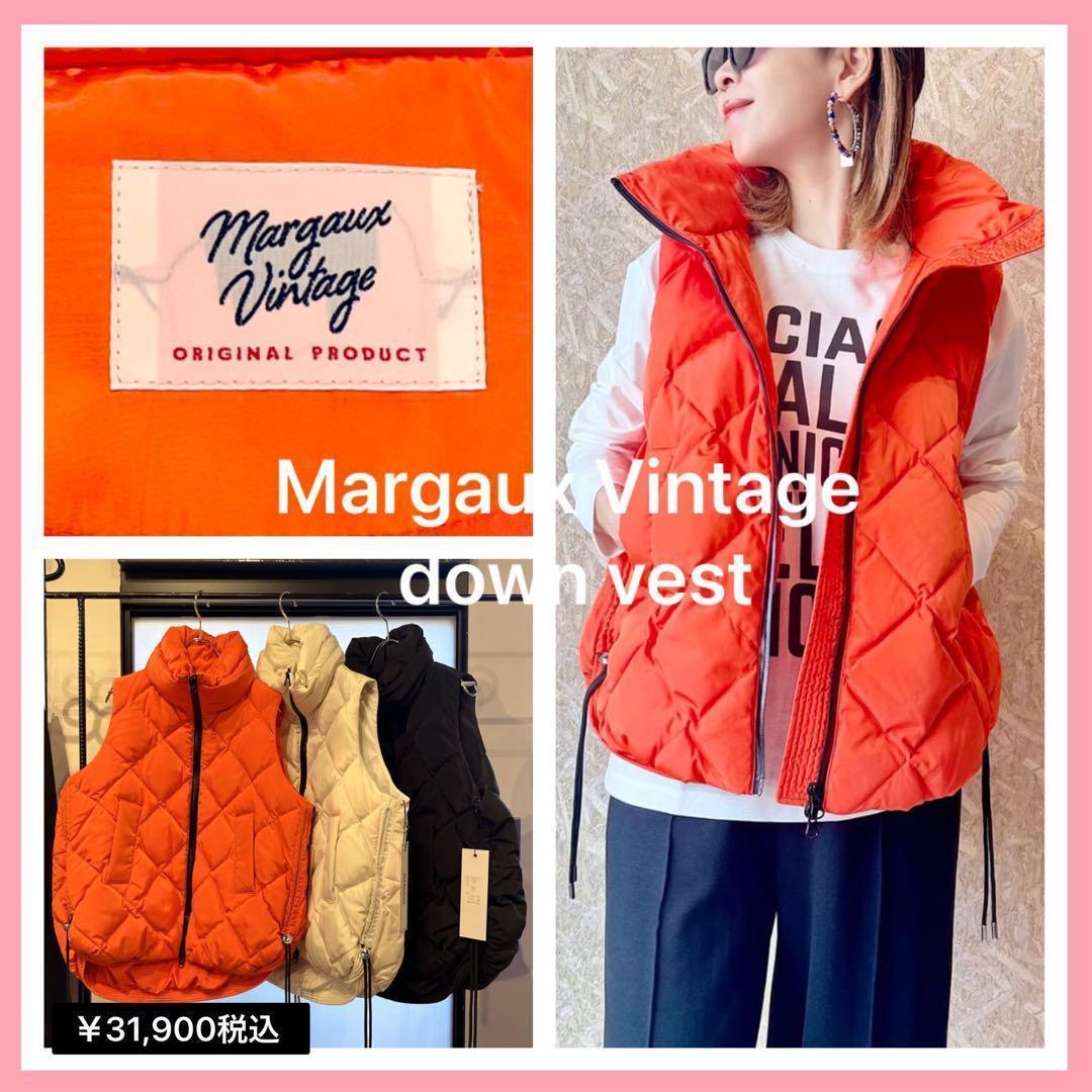 Margaux Vintage マルゴーヴィンテージ ダウンベストダブルジップ