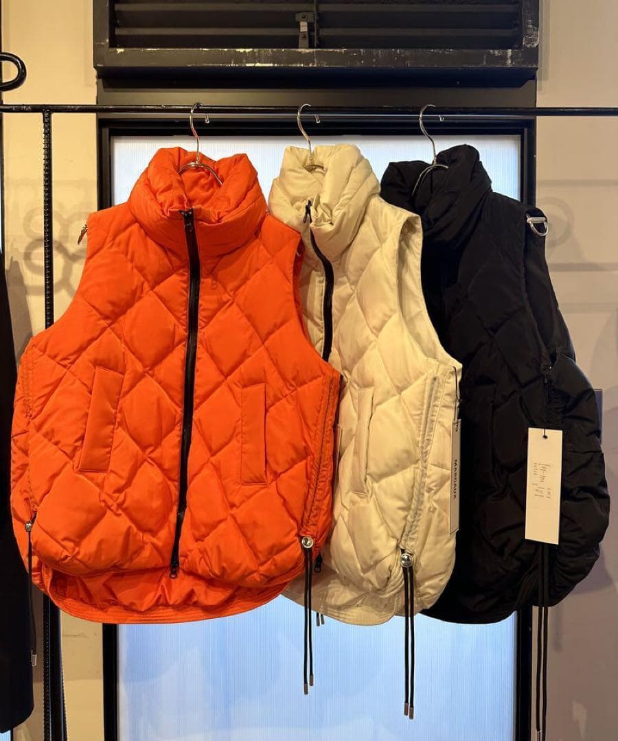 Margaux Vintage マルゴーヴィンテージ ダウンベストダブルジップ