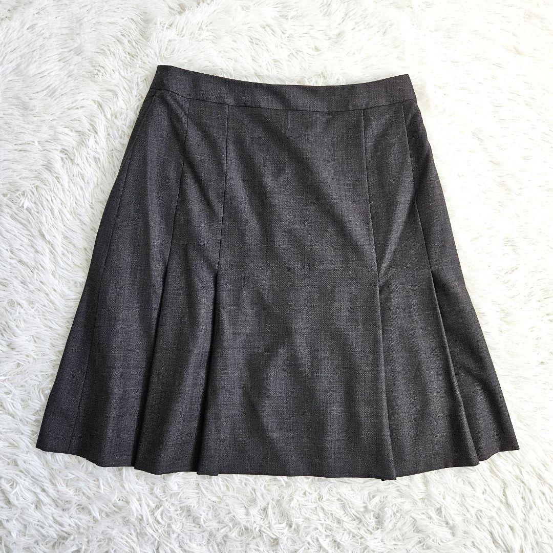 NEWYORKER スーツ パンツ スカート 3点 ブラウン 大きいサイズ