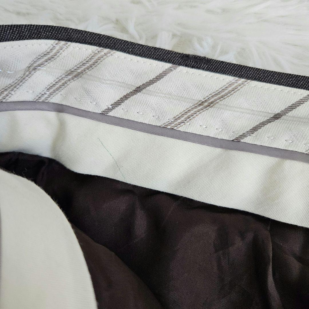 NEWYORKER スーツ パンツ スカート 3点 ブラウン 大きいサイズ