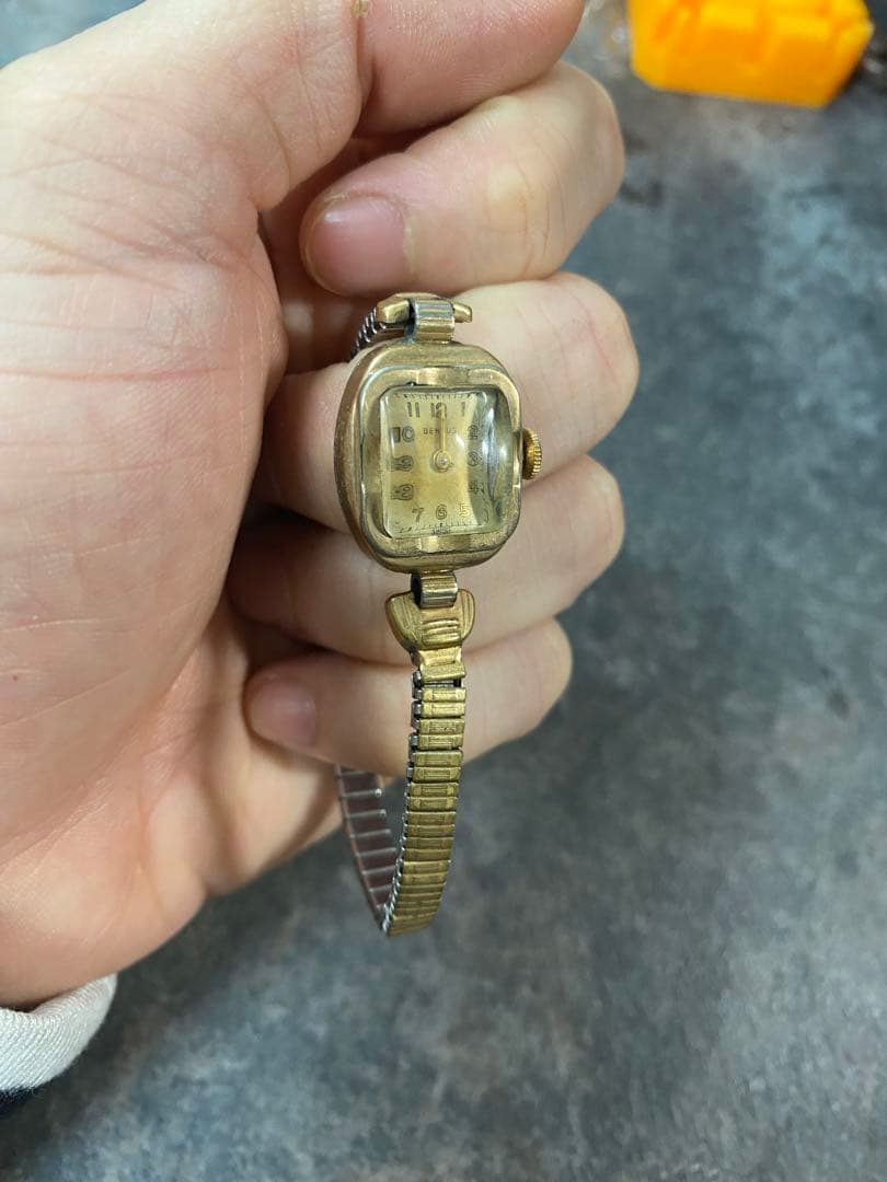 ヴィンテージ時計、金メッキ時計