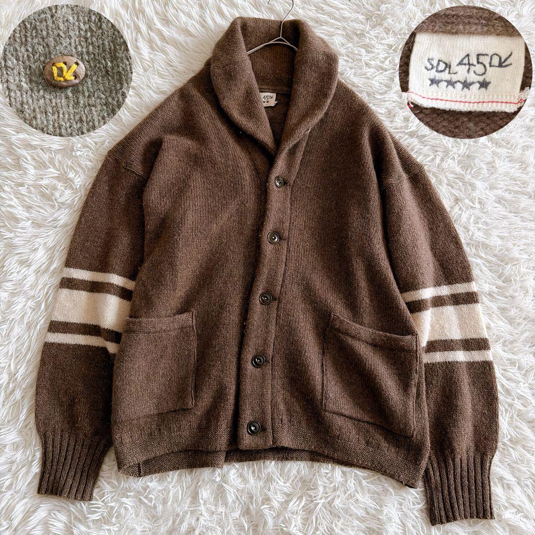 現行タグ✨45R カシミヤ リネン 908 ニットカーディガン ショールカラー