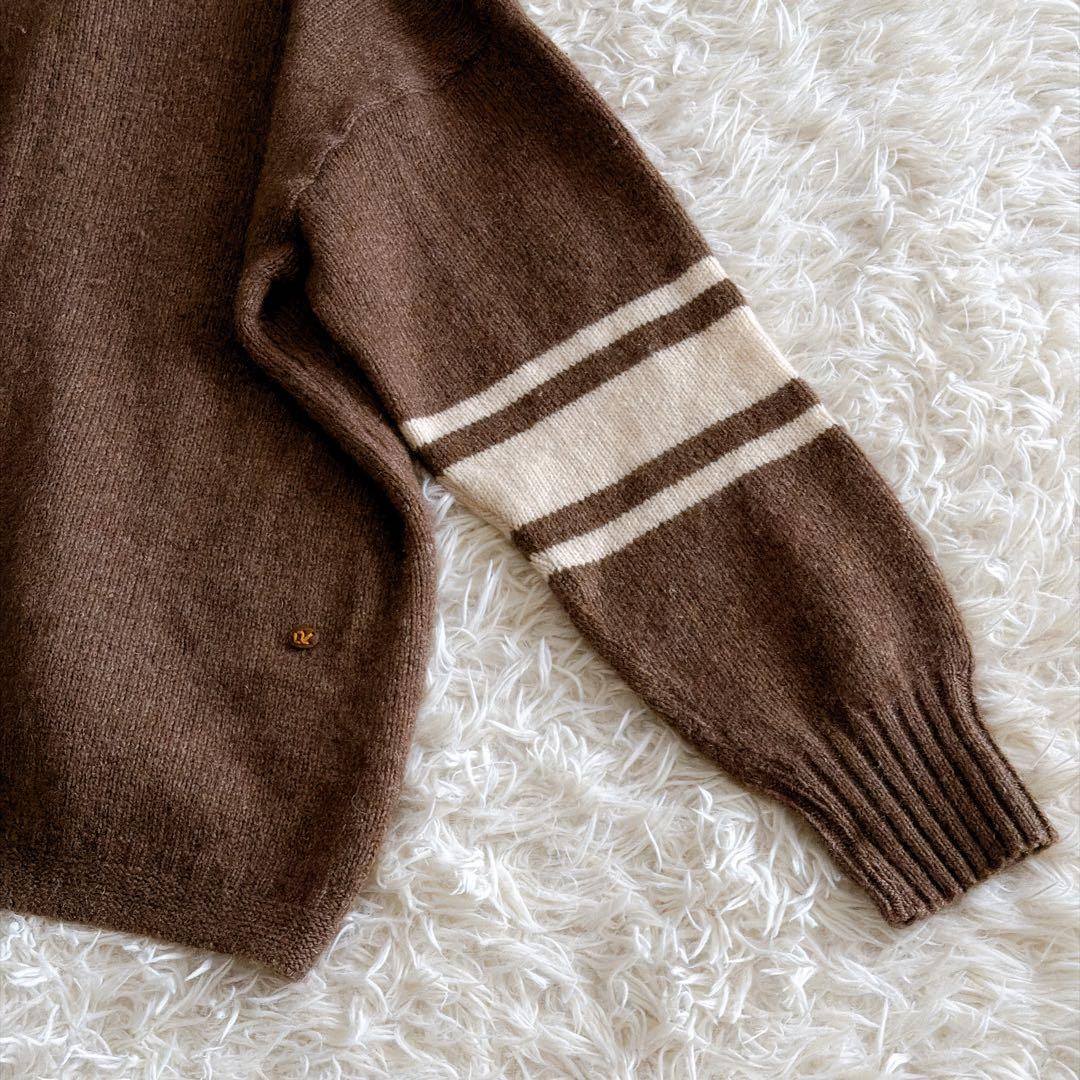 現行タグ✨45R カシミヤ リネン 908 ニットカーディガン ショールカラー