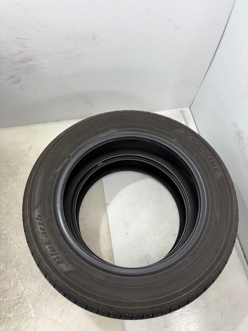 富山県☆ヨコハマ BluEarth 155/65R14 2020年式 7部山