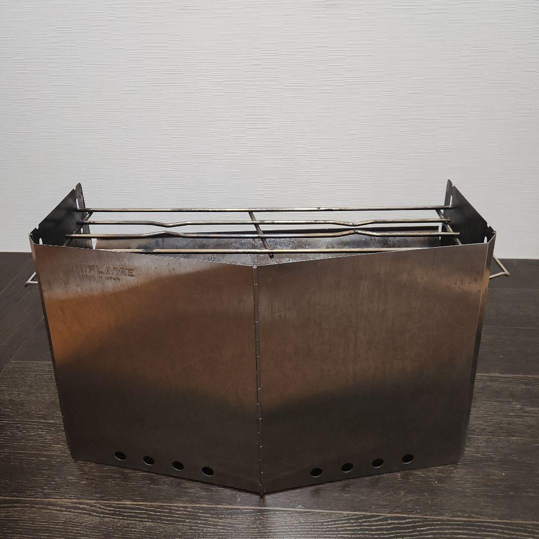 【廃盤品】ユニフレーム 薪グリルラージ 焚き火台