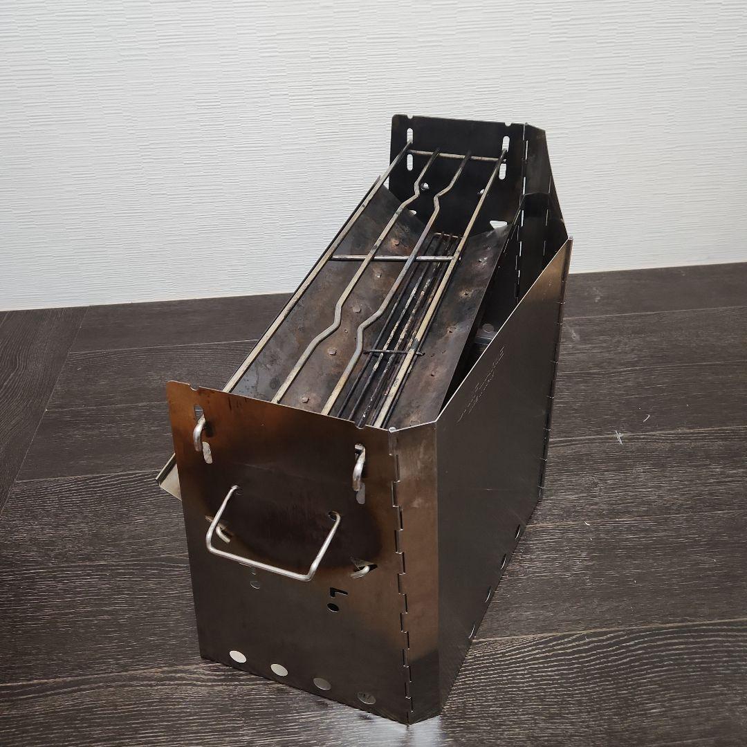 【廃盤品】ユニフレーム 薪グリルラージ 焚き火台