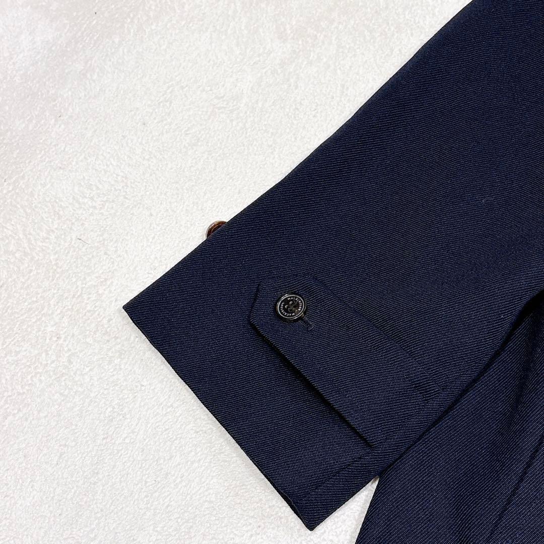 未使用✨　マッキントッシュ　ステンカラーコート　ウール　100% ネイビー