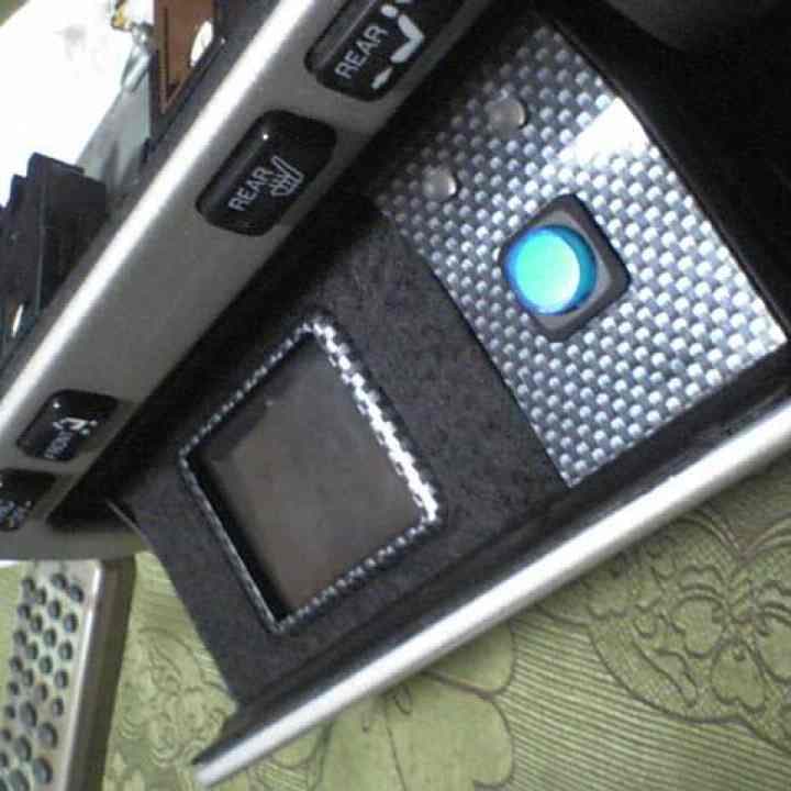 セルシオ ワンオフ 3.5インチ ミニモニター 埋め込み 灰皿