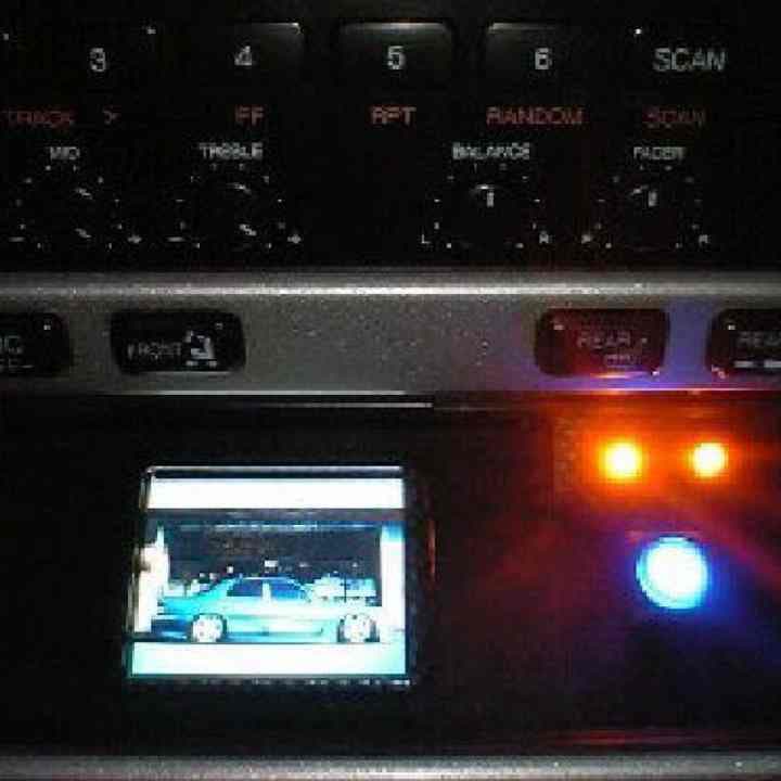 セルシオ ワンオフ 3.5インチ ミニモニター 埋め込み 灰皿