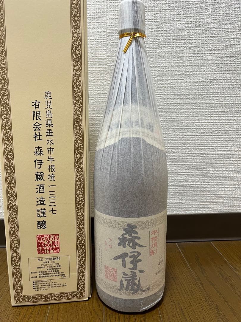 本格焼酎 森伊蔵 1800ml 化粧箱入り